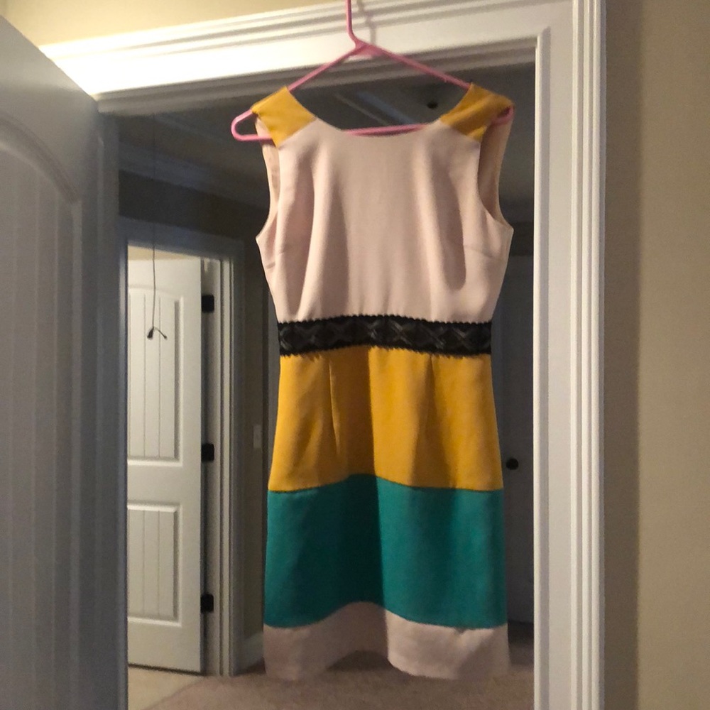 Esley Color Block Mini Dress